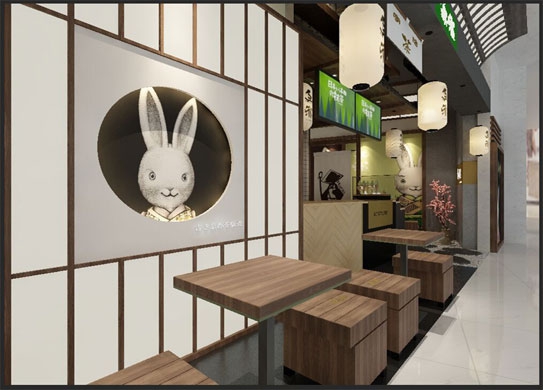 無邪抹茶鄭州店裝修設(shè)計(jì)